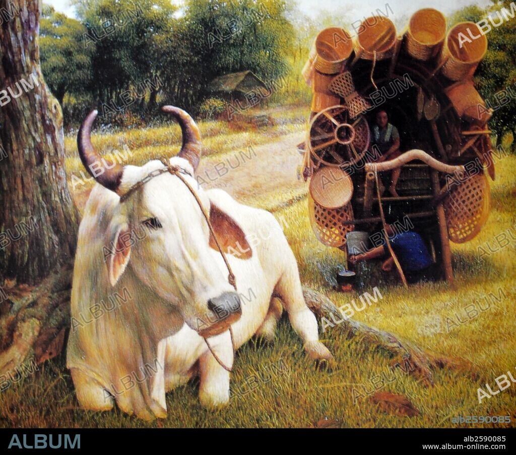 Nestor Leynes, Baka, 1989. Oil on canvas.