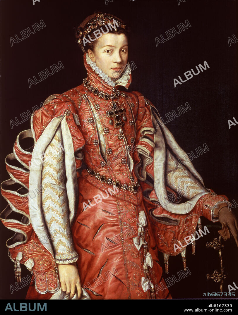 ANTONIO MORO (1519-1576). ISABEL DE VALOIS - 1560.