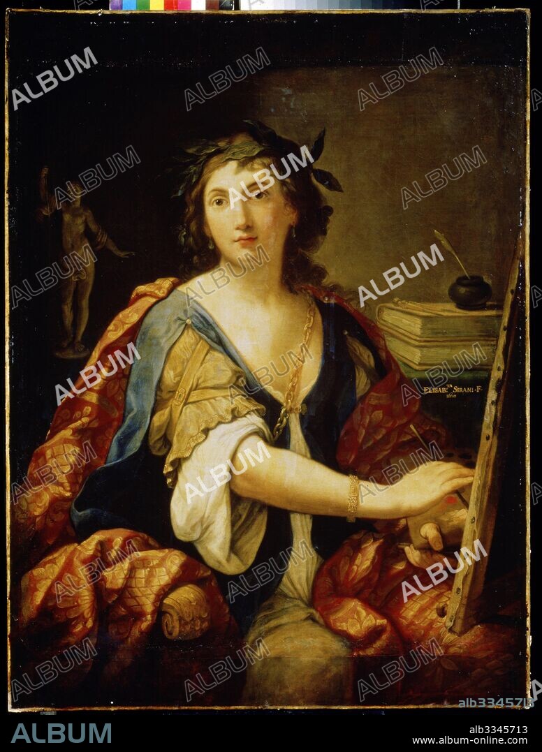 ELISABETTA SIRANI. Allegory of Painting (Self-portrait).
