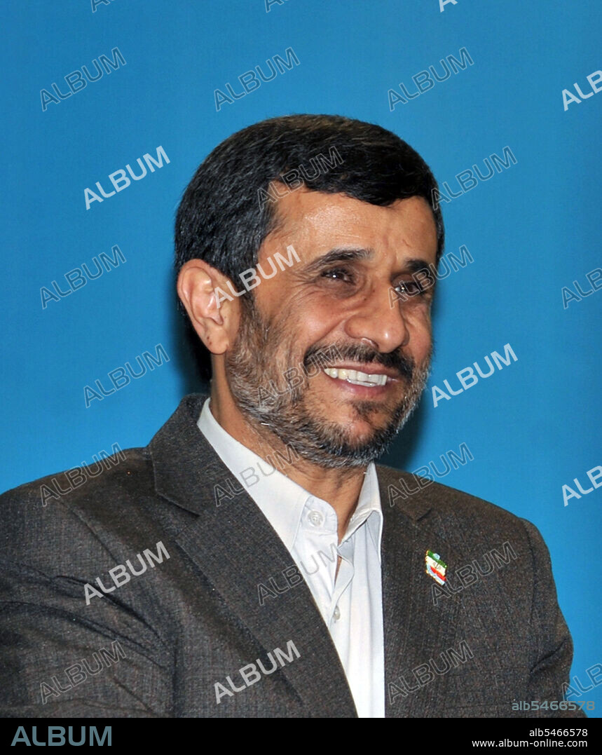 Mahmoud Ahmadinejad ( born 28 October 1956) is the sixth President of the Islamic Republic of Iran. An engineer and teacher from a poor background, Ahmadinejad joined the Office for Strengthening Unity after the Islamic Revolution. Appointed a provincial governor, he was removed after the election of President Mohammad Khatami and returned to teaching. Tehran's council elected him mayor in 2003. He took a religious hard-line, reversing reforms of previous moderate mayors. His 2005 presidential campaign, supported by the Alliance of Builders of Islamic Iran, garnered 62% of the runoff election votes, and he became President on 3 August 2005.