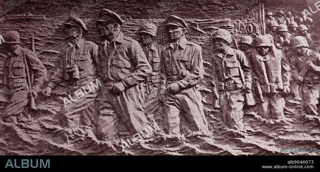 Landing Operation at Incheon (Battle of Incheon), amphibious invasion of the Korean War; resulted in a decisive victory and strategic reversal in favour of the United Nations Command. The UN and ROK forces were commanded by General Douglas MacArthur of the United States Army. The battle was followed by a rapid collapse of the KPA; within a month of the Incheon landing, the Americans had taken 135,000 KPA troops prisoners. The park that welcomed the statue was named "The Park of Liberty" which made the General McArthur a symbol of liberty. This statue was the first statue of a foreigner from the Korean War (1957). The sculptor was Kim Kyeong-Seung (1915-1992).