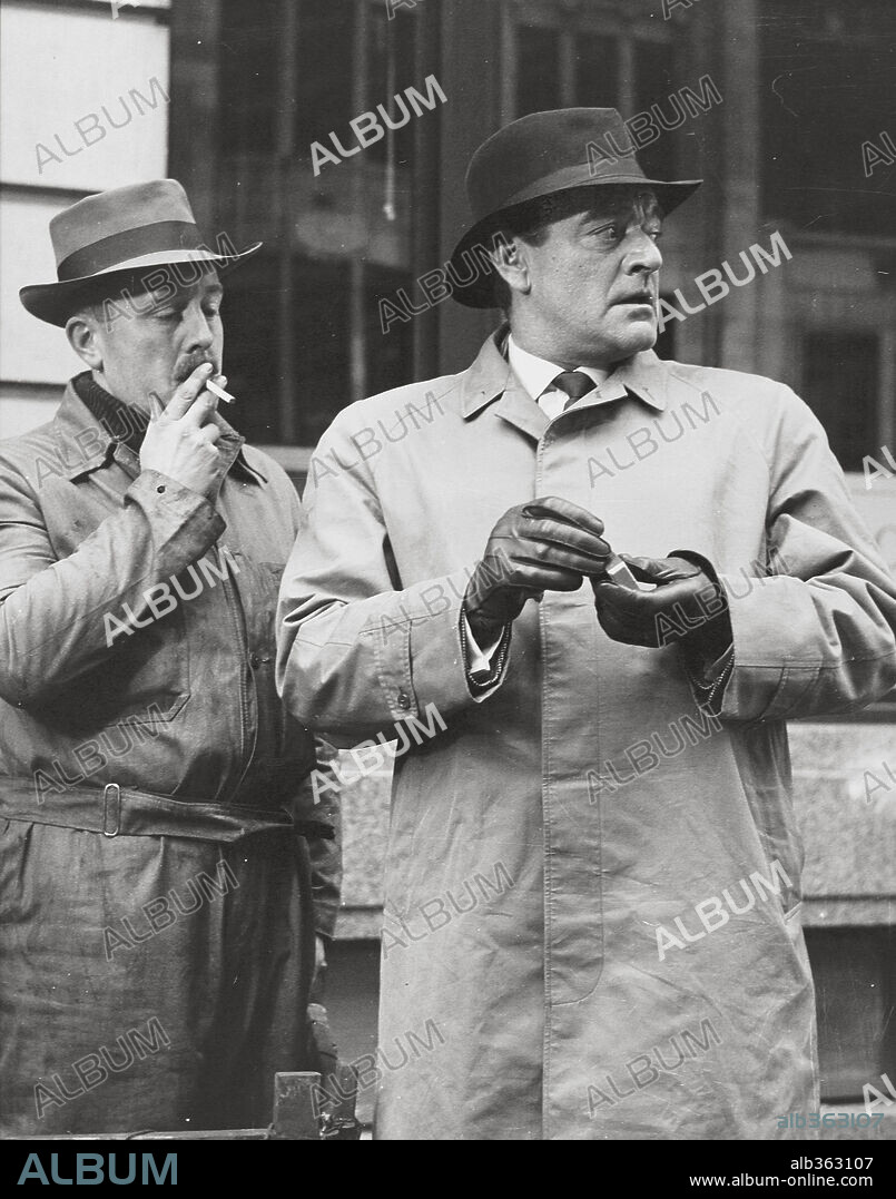 JACK HAWKINS in THE LEAGUE OF GENTLEMEN, 1959. Copyright ALLIED FILM MAKERS.