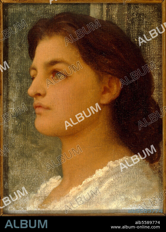 FREDERIC LORD LEIGHTON. Leighton, F. 1830-1896. "Vittoria". Oil on canvas, 23.5 × 18cm. No date. London, Sotheby's. Lot 120, 05/06/96.