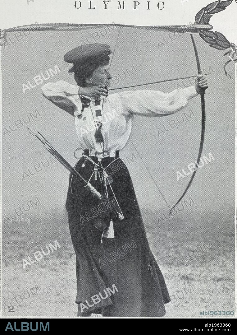 Sybil Fenton Newall (1854 â€“ 1929), known as Queenie Newall, was a British archer who won the gold medal at the 1908 Summer Olympics in London. She was 53 years old at the time, still the oldest female gold medal winner at the Olympic Games.  . Illustrated Sporting & Dramatic News. 25/07/1908. Source: Illustrated Sporting & Dramatic News, page 845.