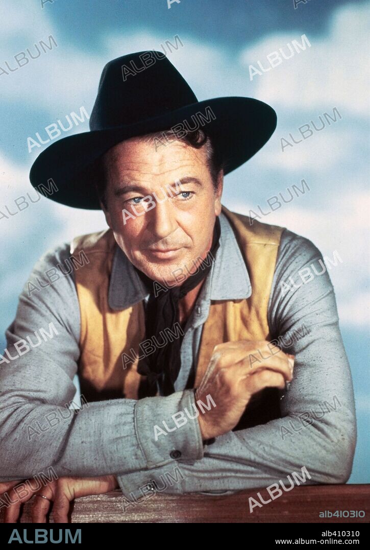 GARY COOPER en EL HOMBRE DEL OESTE, 1958 (MAN OF THE WEST), dirigida por ANTHONY MANN. Copyright UNITED ARTISTS.