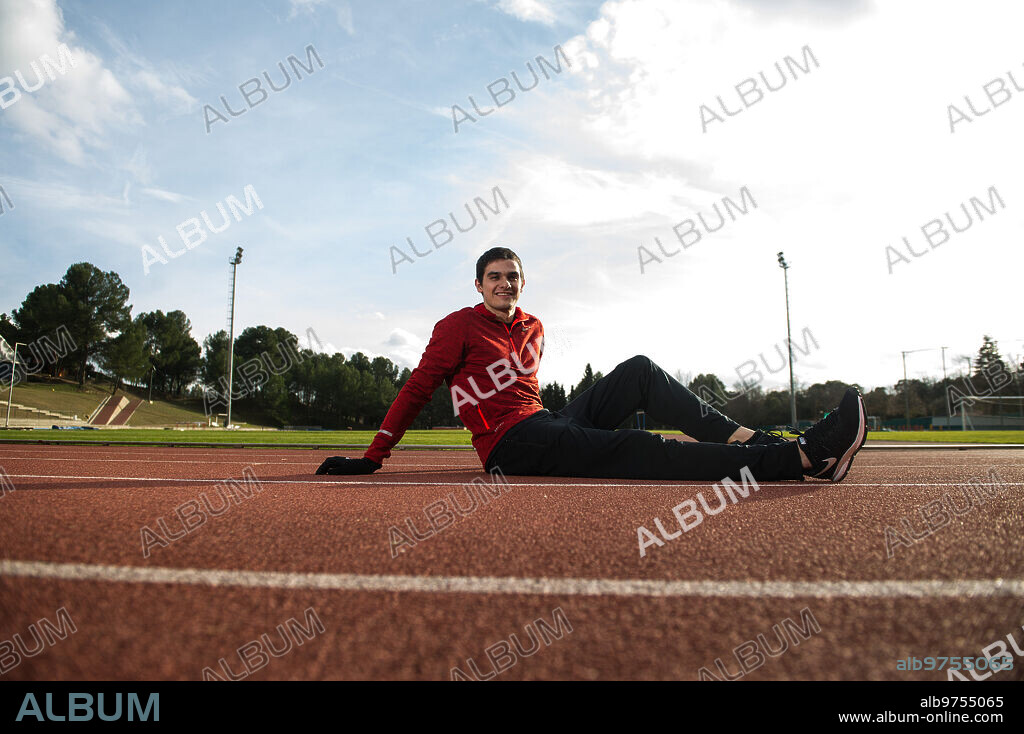 Sant Cugat del Valles (Barcelona), 02/10/2017. Interview with the athlete bruno hortelano in the car de sant Cugat. Photo: Inés Baucells Archdc.