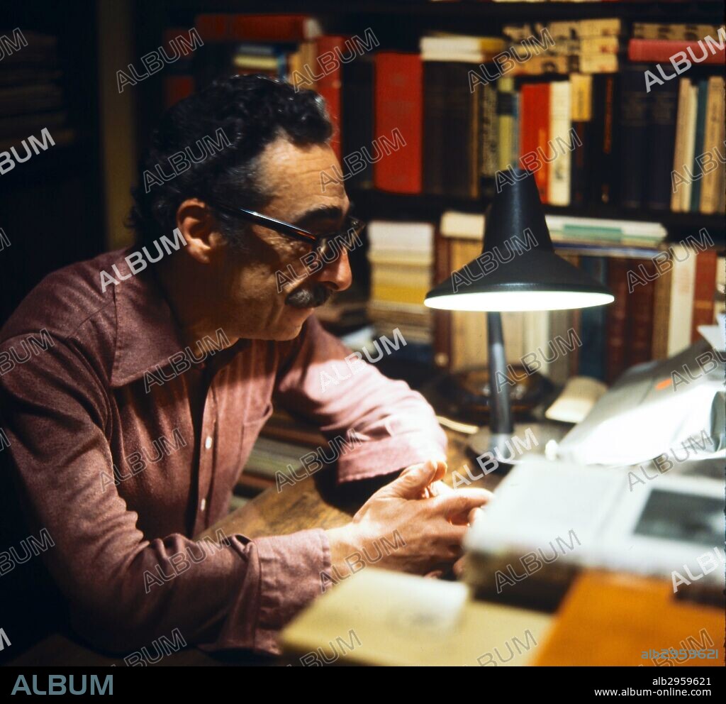 Manuel de Pedrolo Molina en 1981. Escritor catalán que escribió la totalidad de su obra en lengua catalana.