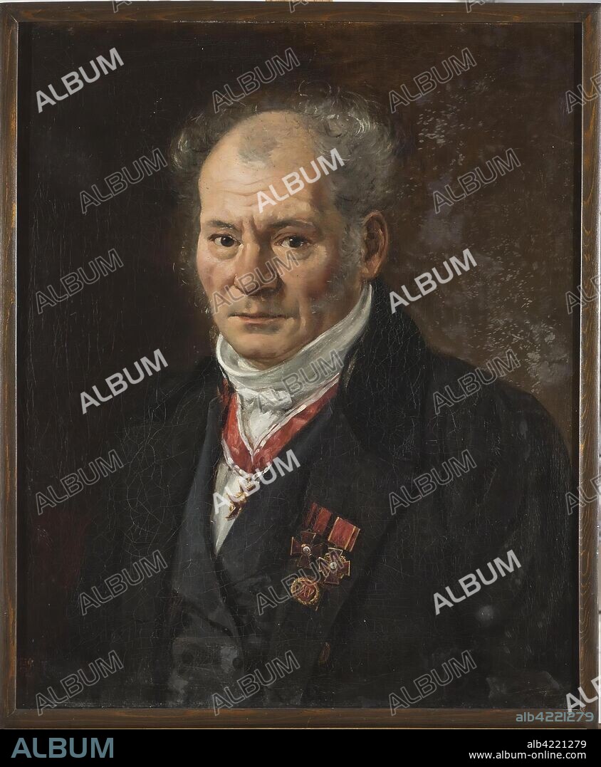 CARL CHRISTIAN PHILIPP VON REICHEL. 'Portrait of Karl Seidel'. Russia, 1839. Dimensions: 65,5x53,5 cm.