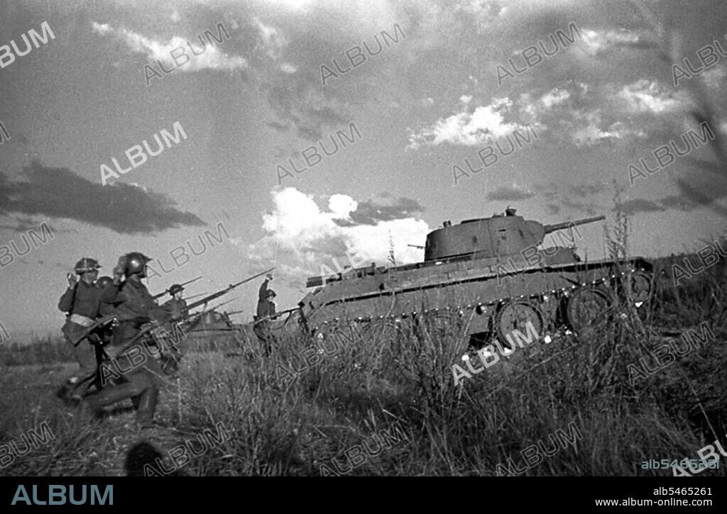 The Battle of Khalkhyn Gol was the decisive engagement of the undeclared Soviet–Japanese Border War fought between the Soviet Union, Mongolia and the Empire of Japan in 1939. The conflict was named after the river Khalkhyn Gol, which passes through the battlefield. In Japan, the decisive battle of the conflict is known as the Nomonhan Incident (Nomonhan Jiken) after a nearby village on the border between Mongolia and Manchuria. The battles resulted in total defeat for the Japanese Sixth Army. Casualty estimates vary widely: Some sources say the Japanese suffered 45,000 or more soldiers killed with Soviet casualties of at least 17,000. The Japanese officially reported 8,440 killed and 8,766 wounded, while the Soviets initially claimed 9,284 total casualties. Although this engagement is little known in the West, it had profound implications on the conduct of World War II. It may be said to be the first decisive battle of World War II, because it determined that the two principal Axis Powers, Germany and Japan, would never geographically link up their areas of control through Russia. The defeat convinced the Imperial General Staff in Tokyo that the policy of the North Strike Group, favoured by the Imperial Japanese Army, which wanted to seize Siberia as far as Lake Baikal for its resources, was untenable. Instead the South Strike Group, favored by the Imperial Japanese Navy, which wanted to seize the resources of Southeast Asia, especially the petroleum and mineral-rich Dutch East Indies, gained ascendancy, leading directly to the attack on Pearl Harbor two and a half years later in December 1941.