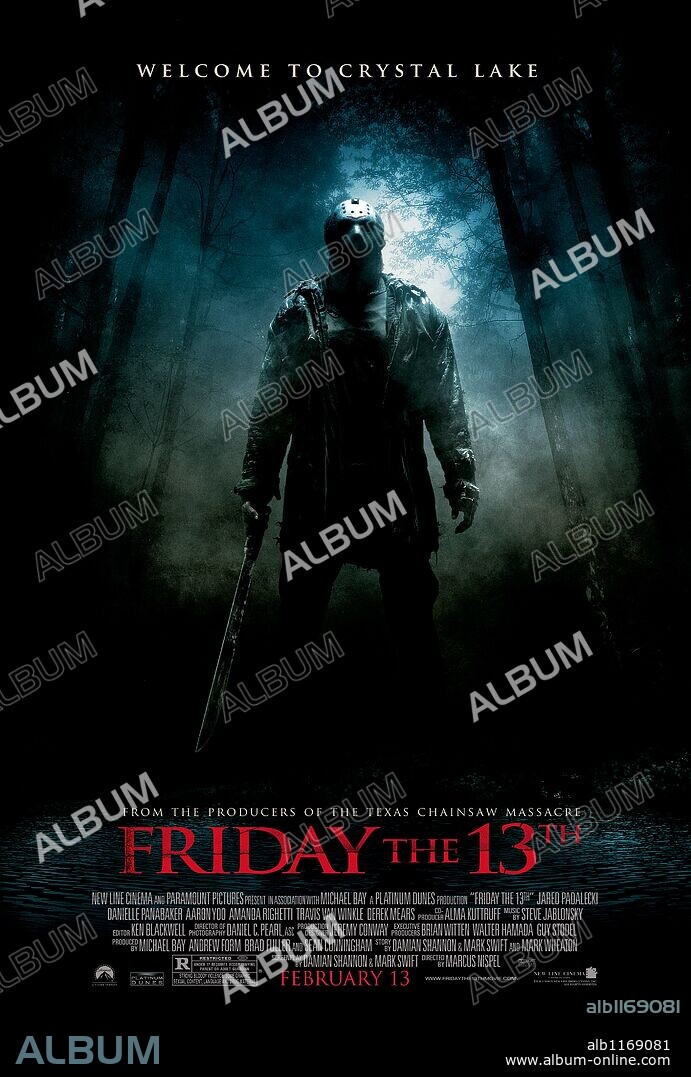 Poster of FRIDAY THE 13TH, 2009, directed by MARCUS NISPEL. Copyright PARAMOUNT PICTURES.