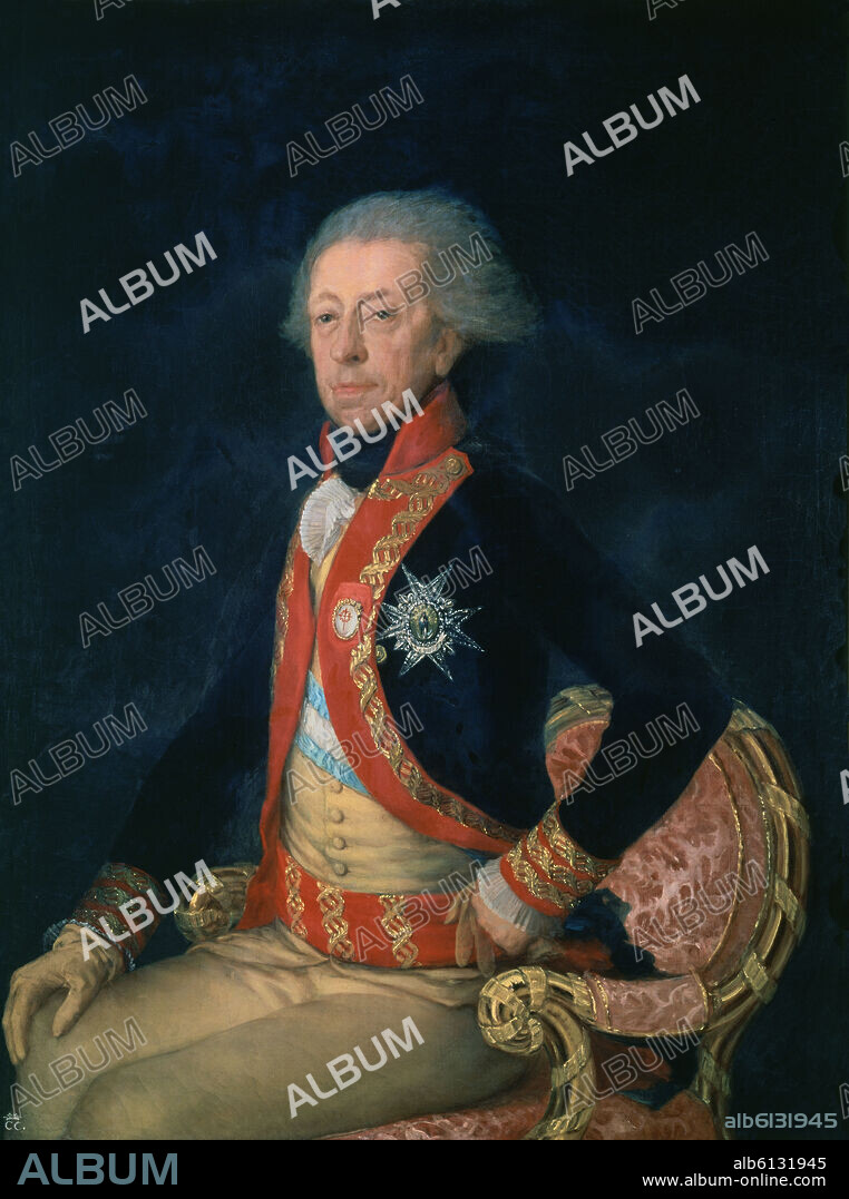 FRANCISCO DE GOYA. GENERAL ANTONIO RICARDOS CARRILLO DE ALBORNOZ (1727-1794) - 1793-1794 - OLEO/LIENZO - 112x84 cm - NP 2784.