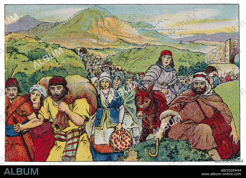 ALBERT MESTRE MORAGAS. Historia de Catalunya. Expulsión de los judíos de España ordenada en 1492, en Castilla y en Aragón, por los Reyes Católicos mediante el Edicto de Granada con la finalidad de impedir que siguieran influyendo en los cristianos nuevos para que estos judaizaran. Cromo de Xacolata Juncosa. Año 1932.