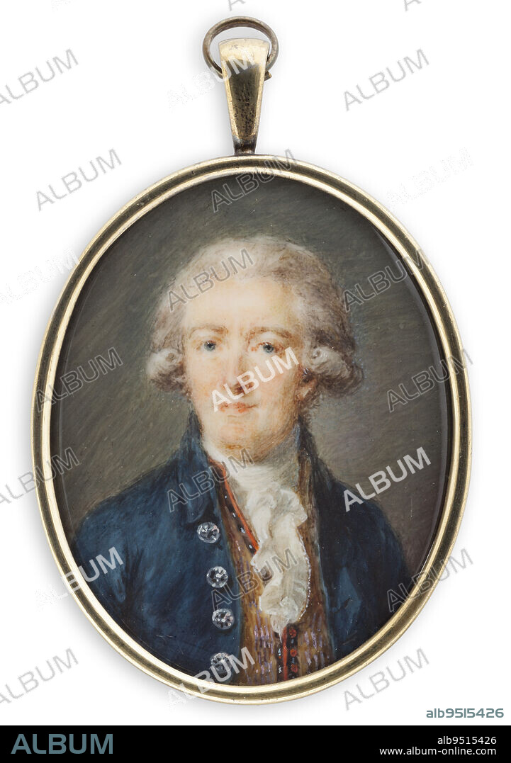 Lorentz Lars Svensson Sparrgren, 1763, Gothenburg, 1828, Stockholm, Count Johan Claesson Sparre af Söfdeborg, 5.2 × 4.1 cm, ivory.