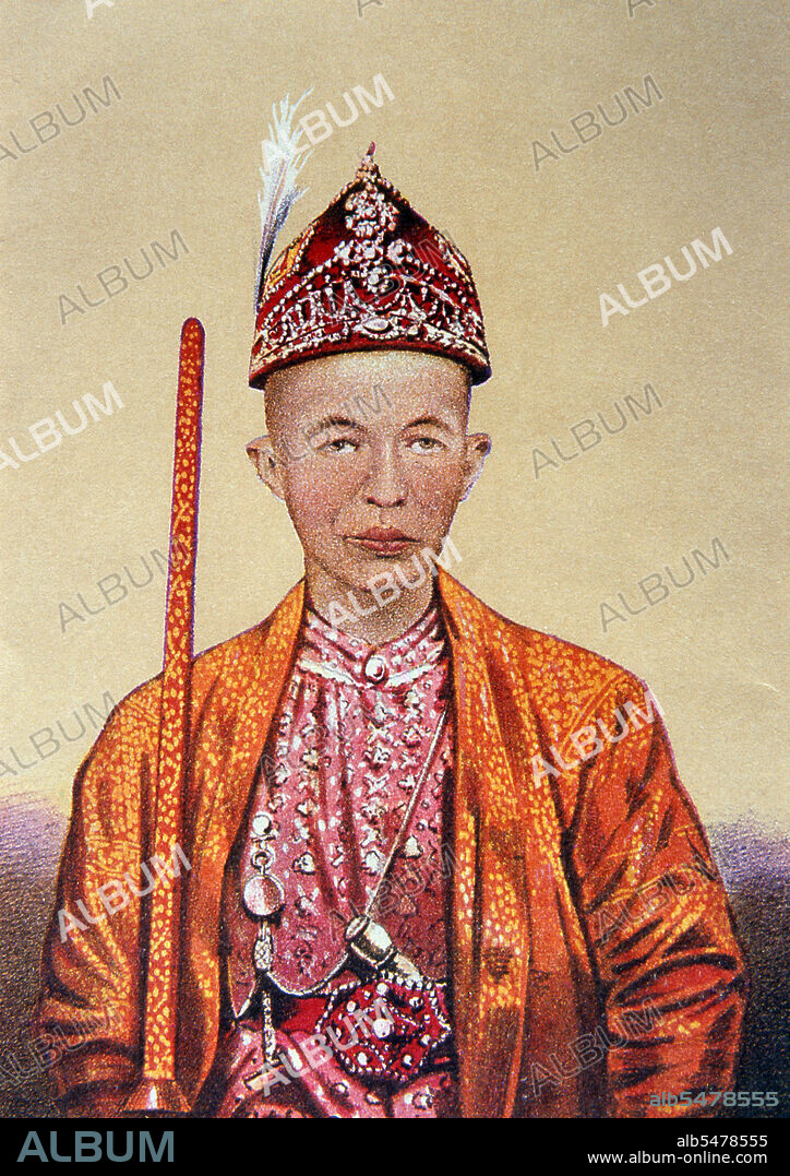 Phra Bat Somdet Phra Poramenthramaha Mongkut Phra Chom Klao Chao Yu Hua, or Rama IV, known in foreign countries as King Mongkut (18 October 1804 – 1 October 1868), was the fourth monarch of Siam (Thailand) under the House of Chakri, ruling from 1851-1868. He was one of the most revered monarchs of the country. Outside of Thailand, he is best-known as the King in the 1951 play and 1956 film The King and I, based on the 1946 film Anna and the King of Siam – in turn based on the 1944 novel about Anna Leonowens' years at his court, from 1862 to 1867.