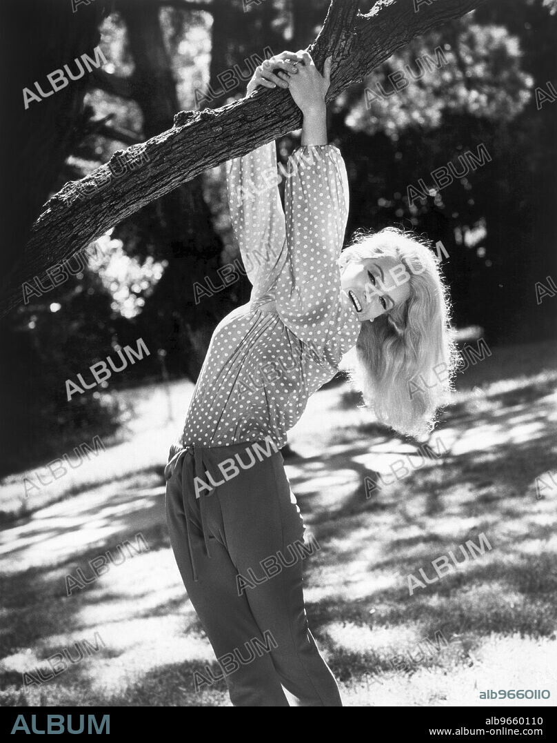 Actress Sharon Farrell, Three-Quarter Length Publicity Portrait, MGM, late 1960's.