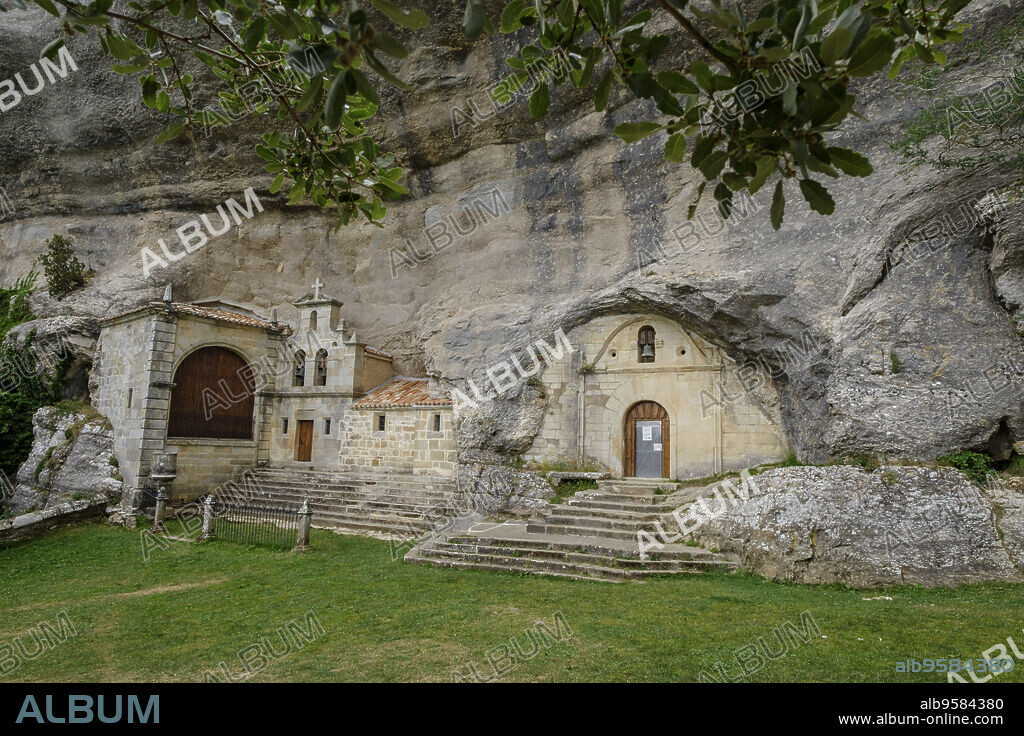 Cave Hermitage of San Bernabé, Ojo Guareña , Espinosa de los Monteros, Castilla y Leon, Spain.