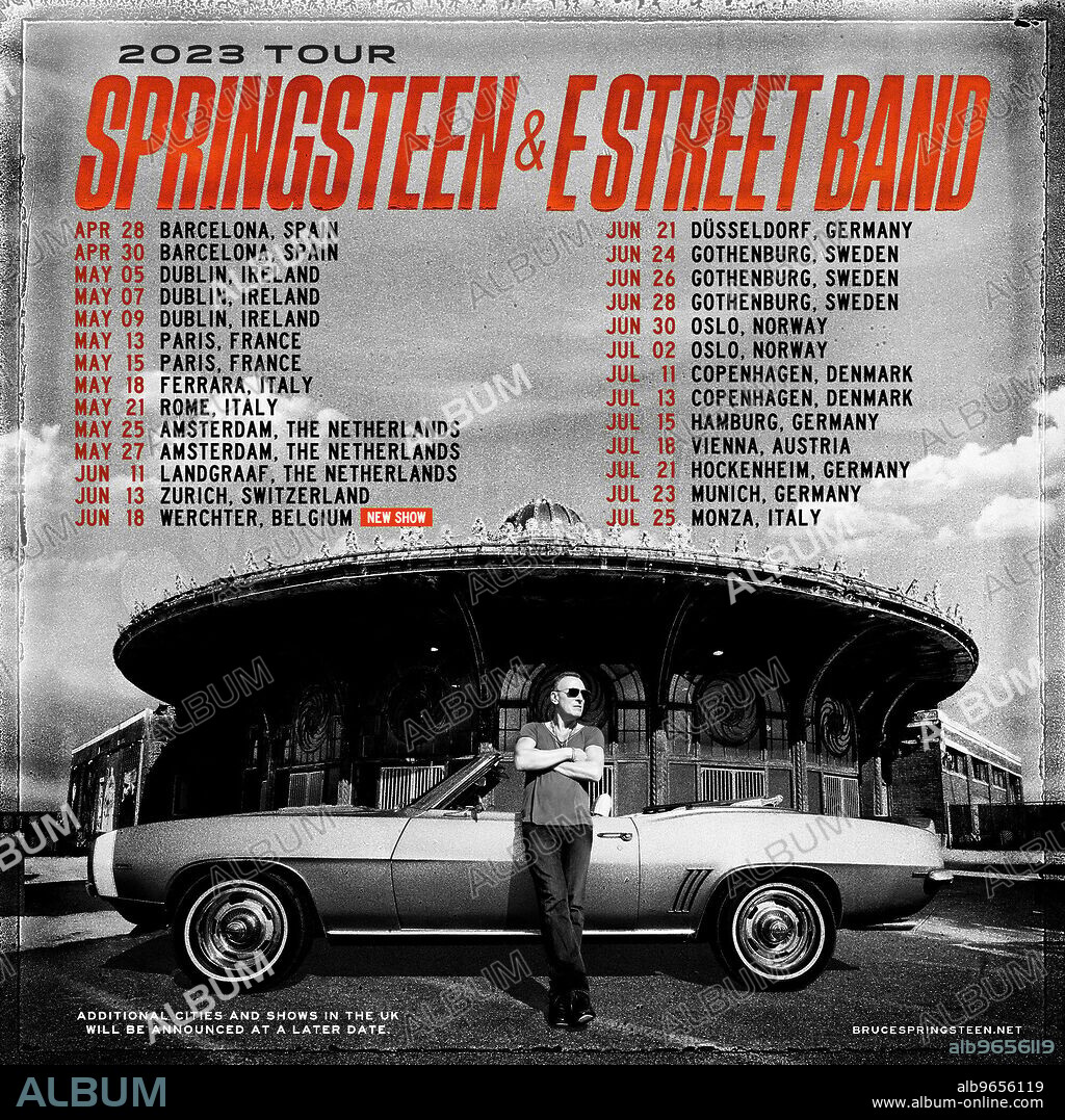Bruce Springsteen, cartel Gira 2023.