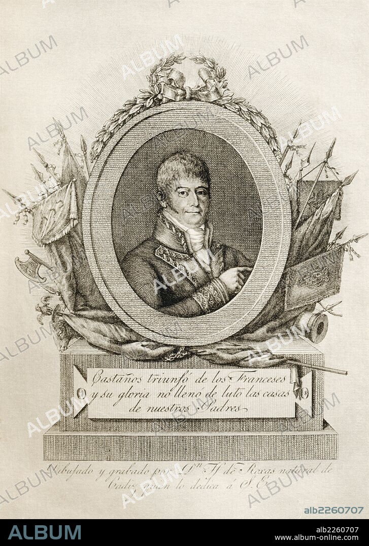 Don Francisco Javier Castaños Aragorri Urioste Y Olavide.