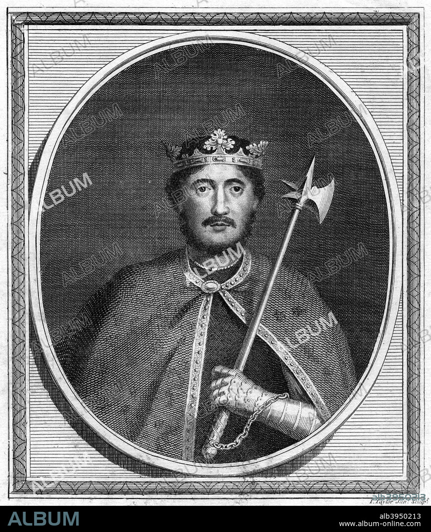 Richard I, King of England, (1788). The third son of Henry II and Eleanor of Aquitaine, Richard I (1157-1199) reigned as King of England from 1189-1199. The second of the Angevin (Plantagenet) kings of England, he was known as Richard Coueur de Lion (the Lionheart). Richard spent most of his reign abroad, first on the Third Crusade, then in captivity in Germany after Leopold V of Austria captured him on his way back from the Holy Land in 1192, and finally at war with France, where he was killed by an infected arrow wound.