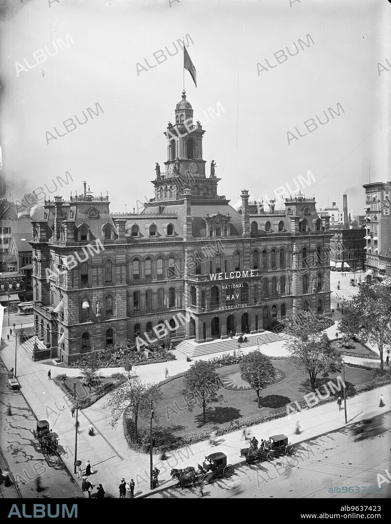 Campus Martius and City Hall, Detroit, Mich., between 1900 and 1910.