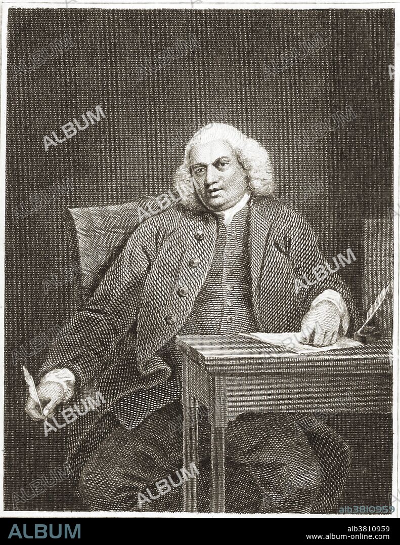 Samuel Johnson (September 18, 1709 - December 13, 1784), often referred to as Dr. Johnson, was an English author who made lasting contributions to English literature as a poet, essayist, moralist, literary critic, biographer, editor and lexicographer. Johnson was a devout Anglican and committed Tory. He is the subject of James Boswell's Life of Samuel Johnson. Johnson obtained some notice with his works London (1738) and The Vanity of Human Wishes (1749) - both of which are considered great poems - but his efforts in the 1750's are part of why he's considered a titan. This decade saw the creation of his Dictionary (1755), his Rambler essays (1750-52), his Idler essays (1758-60), and Rasselas, Prince of Abyssinia (1759). Johnson was a tall and robust man. His odd gestures and tics were disconcerting to some on first meeting him. Boswell's Life, along with other biographies, documented his behavior and mannerisms in such detail that they have informed the posthumous diagnosis of Tourette syndrome, a condition not defined or diagnosed in the 18th century. After a series of illnesses, he died in 1784, at the age of 75, and was buried in Westminster Abbey.