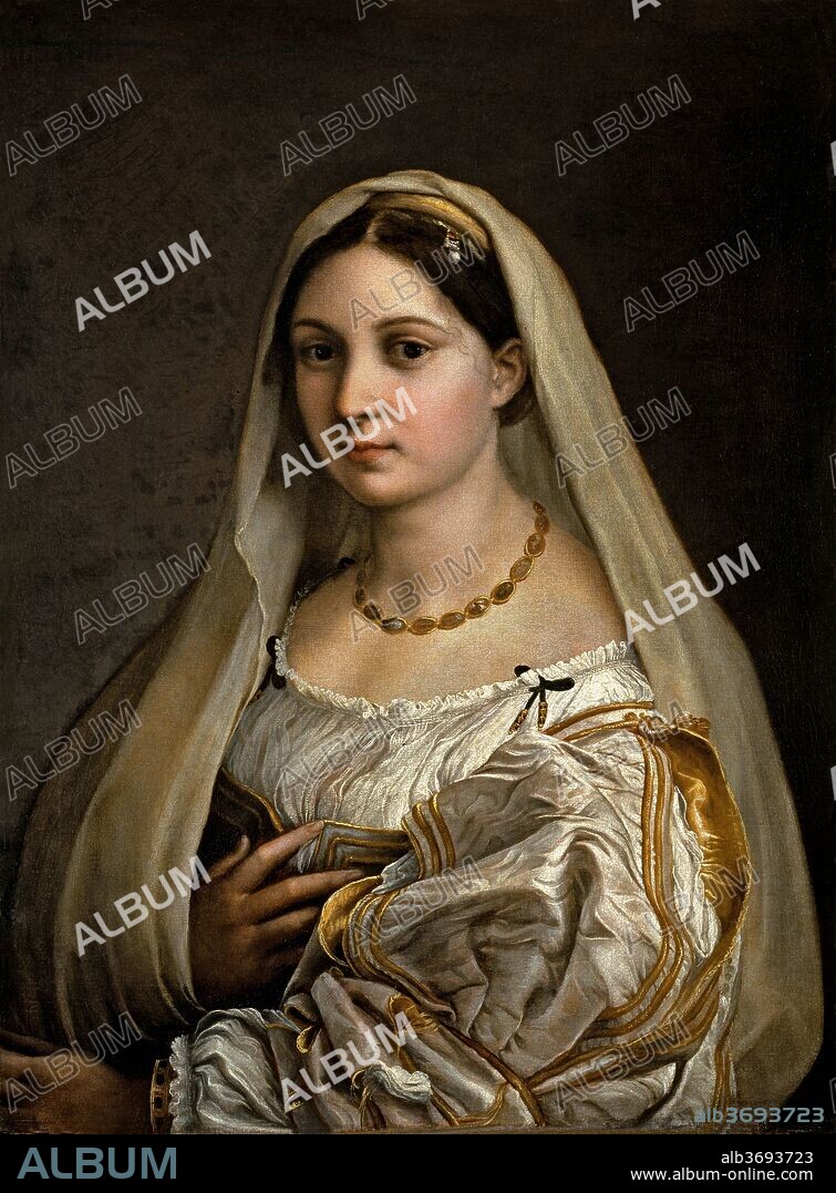 RAPHAEL (RAFFAELLO SANZIO DA URBINO). La donna velata (The woman with the veil).