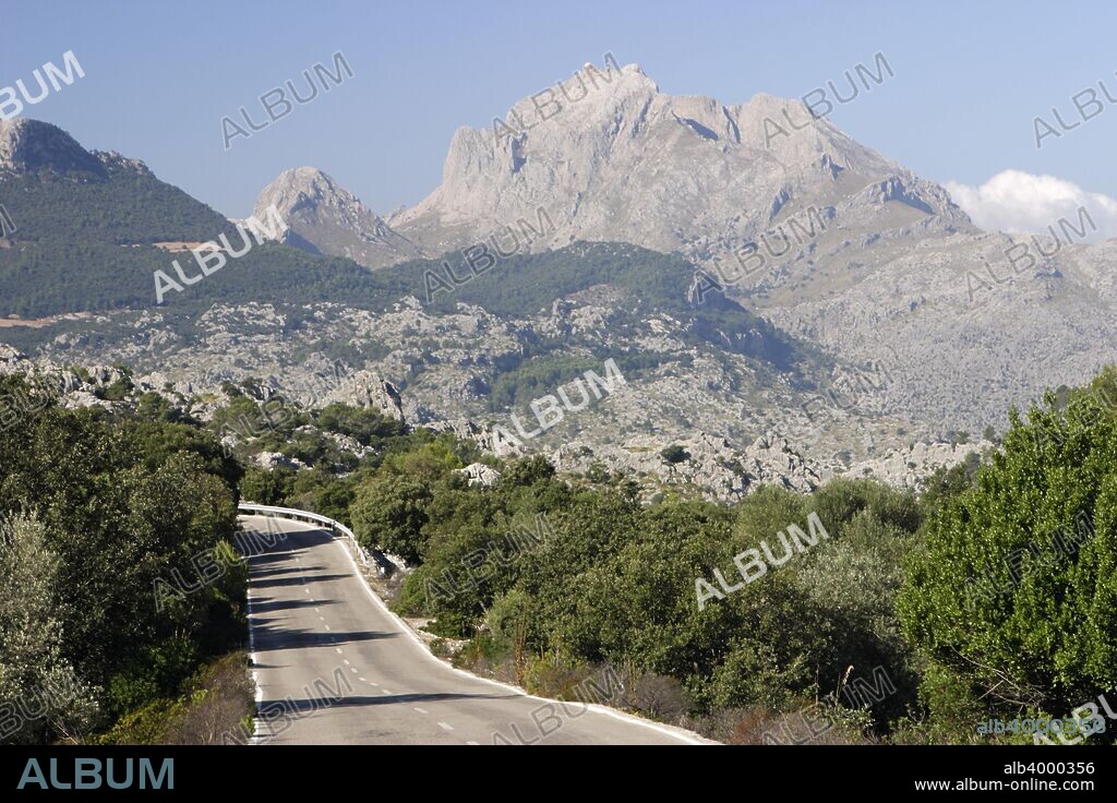 Puig Major (1445 metres) is the highest mountain on the island of Mallorca.