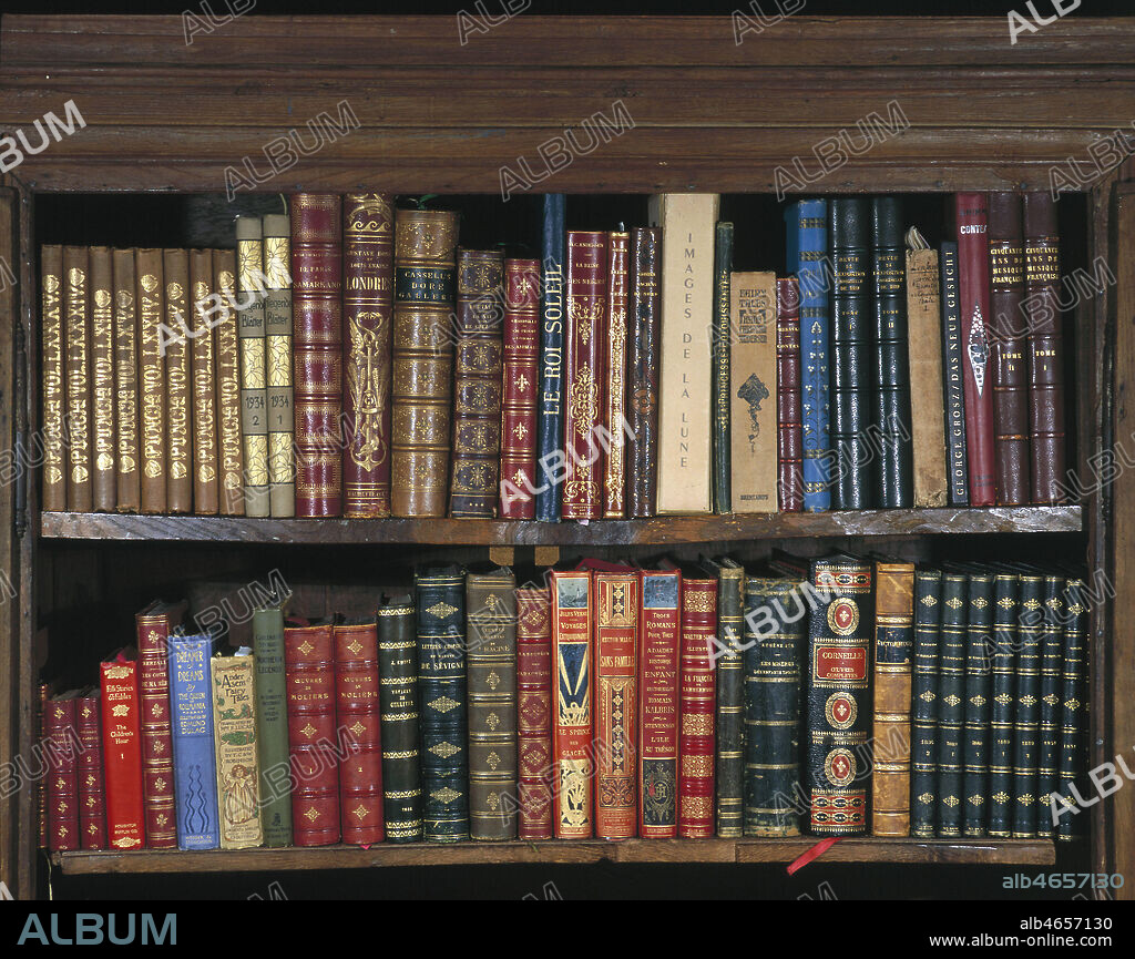 Rayonnage de beaux livres. Credit Collection Kharbine Tapabor.