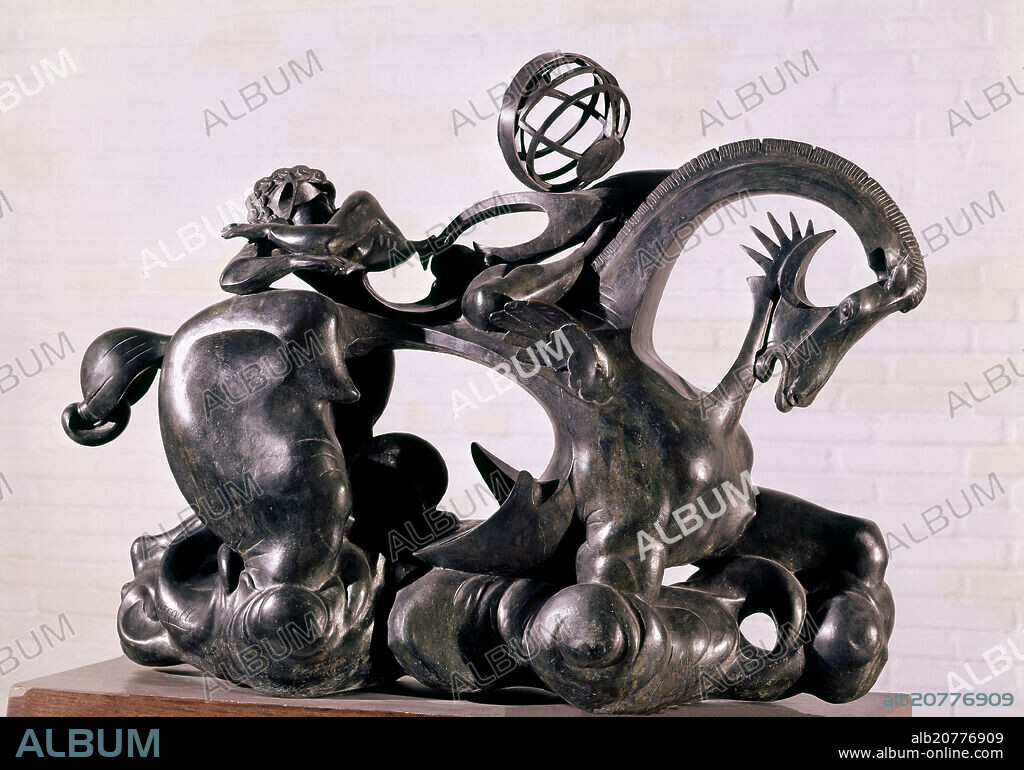 PABLO GARGALLO (1881-1934). ESCULTURA-URANO-BRONCE.