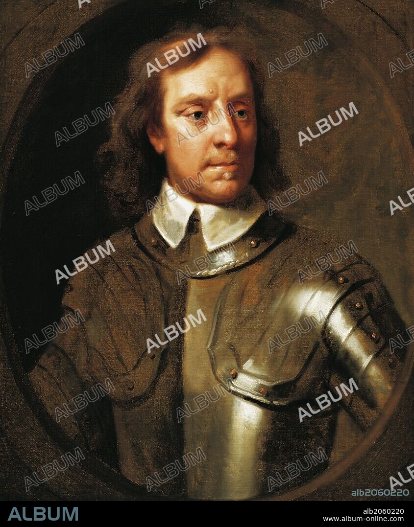 Portrait of Oliver Cromwell (1599-1658), British general and statesman. Painting by Samuel Cooper (1609-1672).
