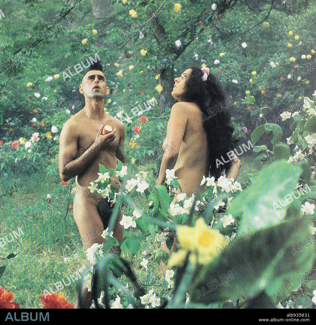 Adam, ANNETTE MEILS y CELEDON PARRA. ANNETTE MEILS y CELEDON PARRA en LA BIBLIA EN PASTA, 1984, dirigida por MANUEL SUMMERS. Copyright WARNER ESPAÑOLA.