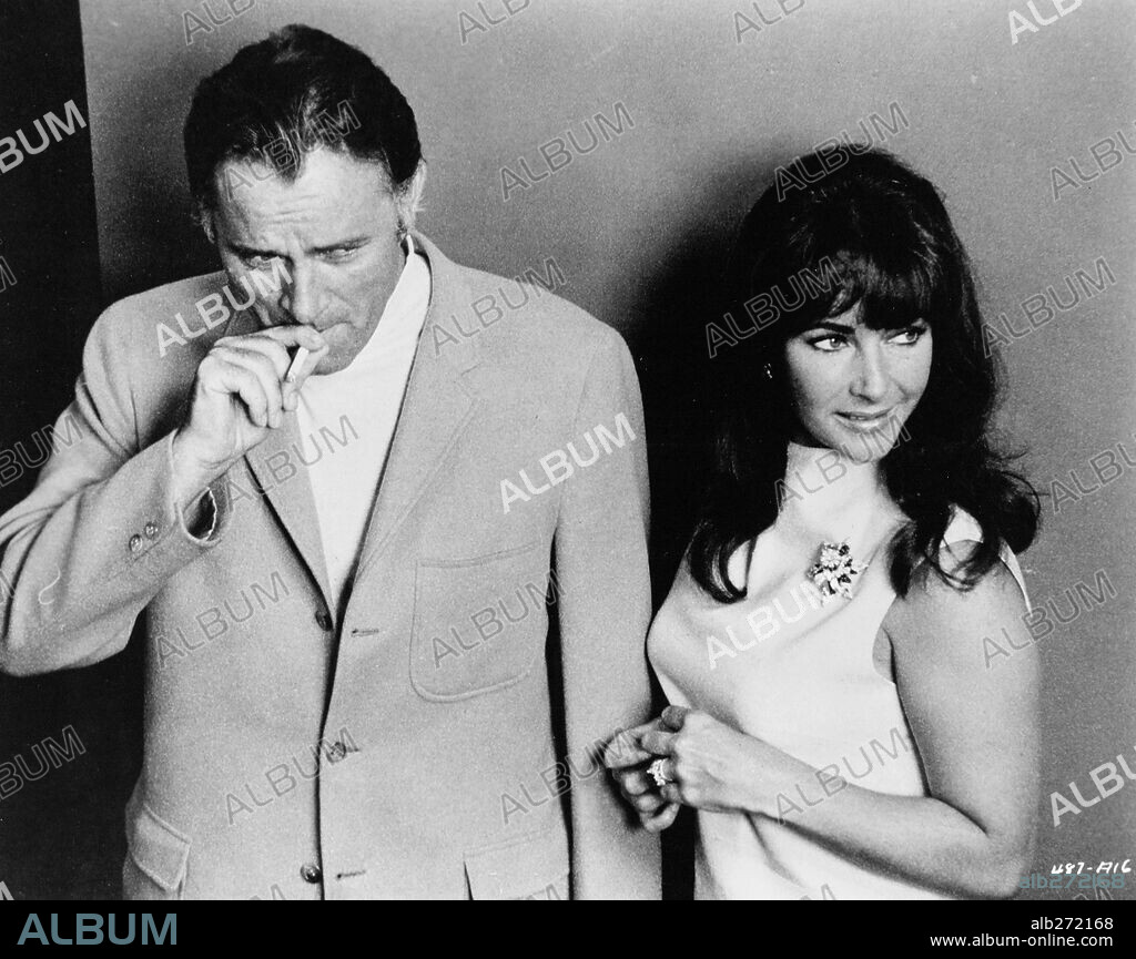 ELIZABETH TAYLOR and RICHARD BURTON.