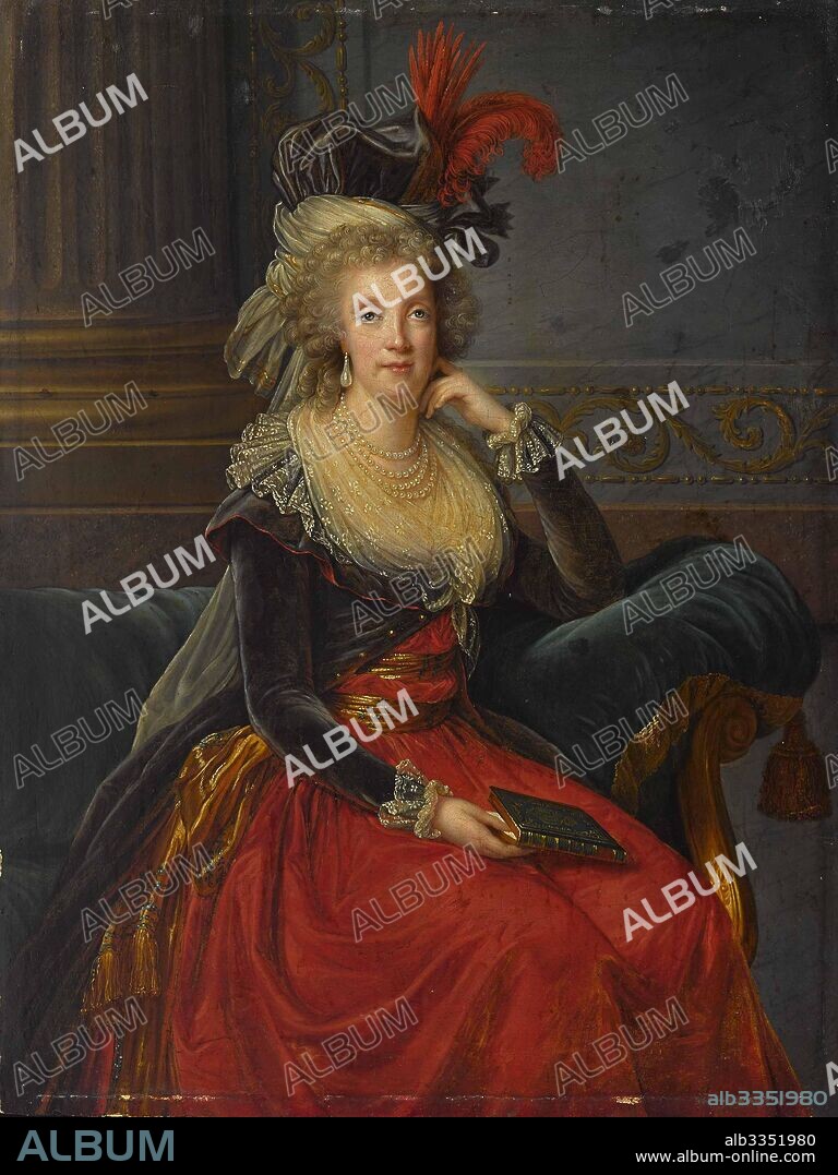 MARIE LOUISE ELISABETH VIGéE-LEBRUN. Portrait of Maria Carolina of Austria (1752-1814).