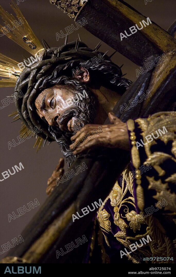 Sevilla, 19/03/2008. Nuestro padre Jesús del gran poder con la túnica de los Cardos. Foto: Kako Rangel Archsev.