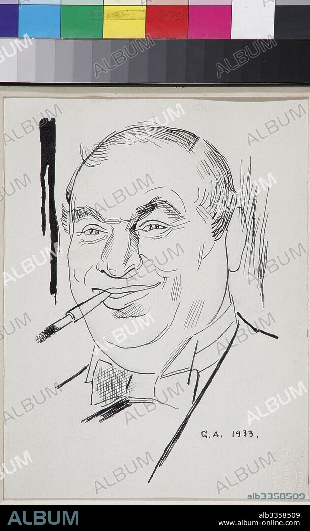 YURI PAVLOVICH ANNENKOV. Portrait of Nikita Balieff.