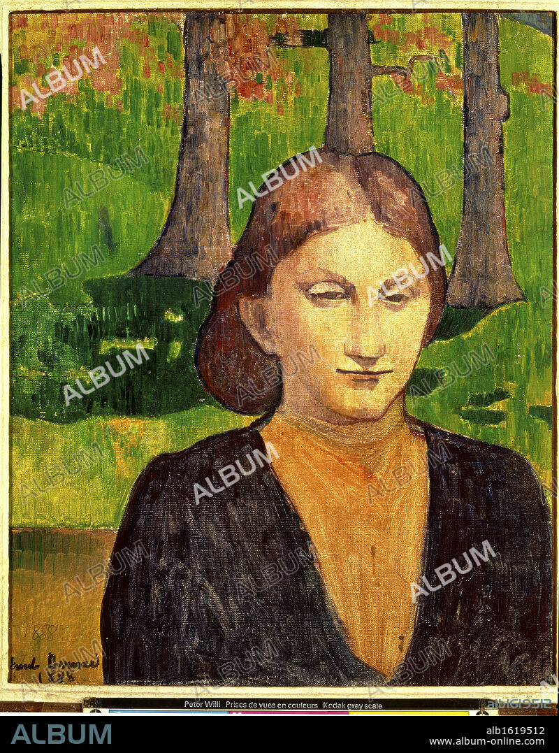 Portrait de Madame Bernard by Emile Bernard, 1888, 1868-1941.