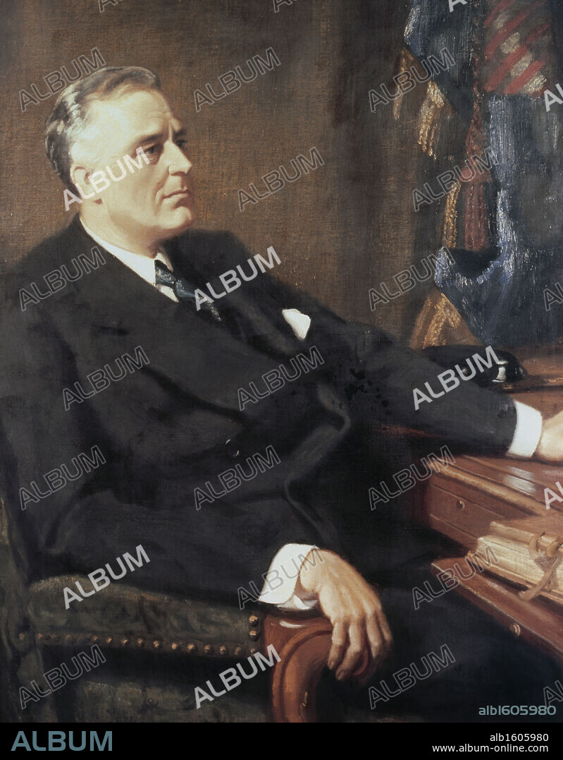 FRANK OWEN SALISBURY. Franklin Delano Roosevelt (32nd President) by Frank O. Salisbury, 1874-1962.