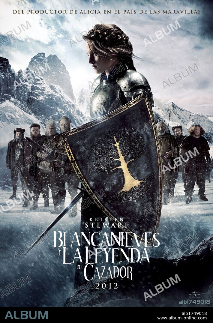 Poster de BLANCANIEVES Y LA LEYENDA DEL CAZADOR (SNOW WHITE AND THE HUNTSMAN, 2012), dirigida por RUPERT SANDERS. Copyright UNIVERSAL PICTURES.