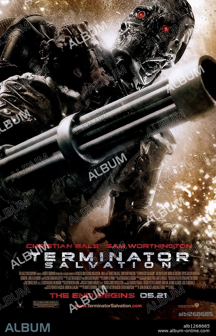 Plakat zu TERMINATOR SALVATION, 2009, unter der Regie von MCG. Copyright INTERMEDIA FILMS.