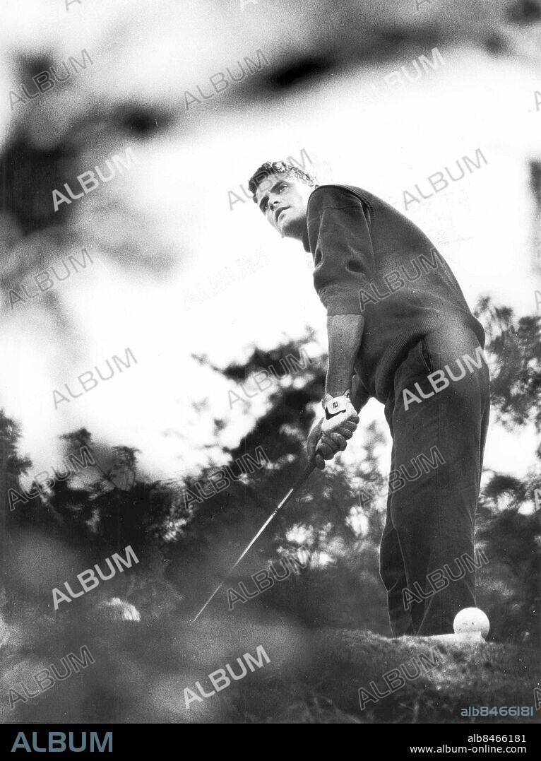 Göteborg 1987-09-18. Jesper Parnevik - proffessionell golfspelare *** Local Caption *** GP Foto: Stefan Berg. KAMERAREPORTAGE.