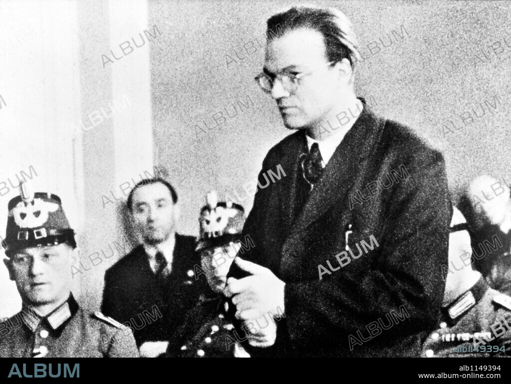 German Resistance: German Jesuit priest Alfred Delp, hanged by Nazis for his part in catholic Resistance anti-Hitler movement.