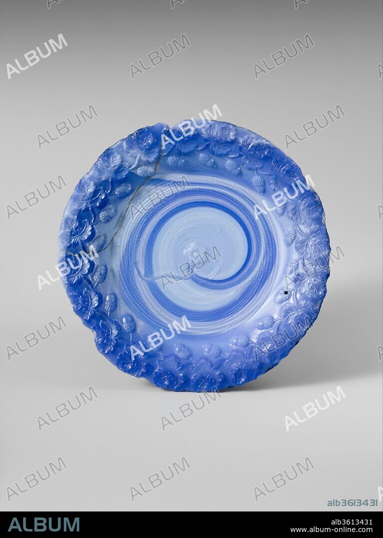 Cup Plate. Culture: American. Dimensions: Diam. 3 5/8 in. (9.2 cm). Maker: Probably Boston & Sandwich Glass Company (American, 1825-1888, Sandwich, Massachusetts). Date: 19th century.