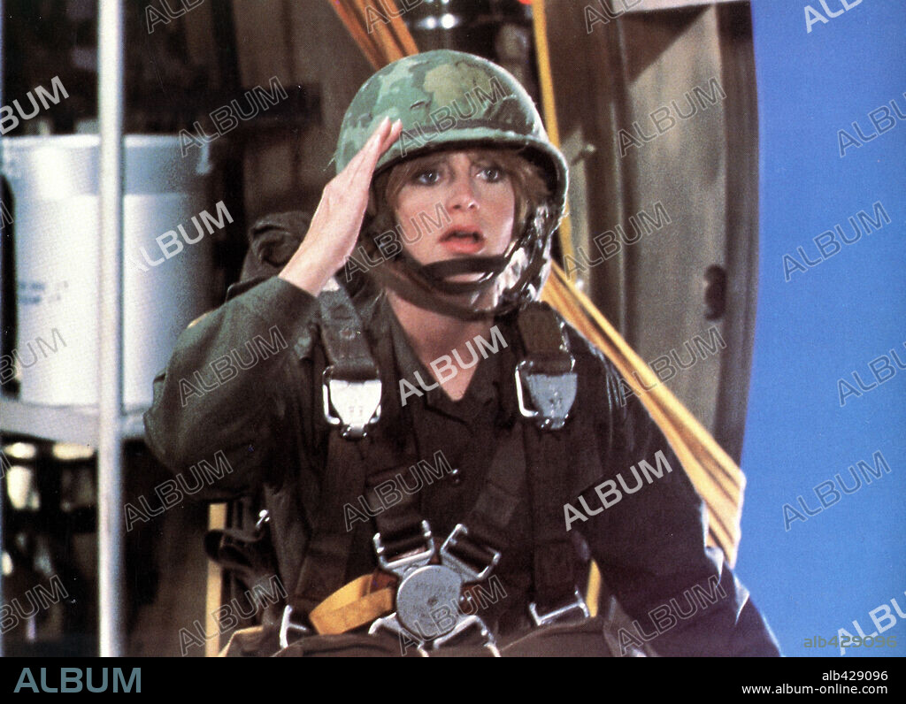 GOLDIE HAWN in PRIVATE BENJAMIN, 1980, directed by HOWARD ZIEFF. Copyright WARNER BROTHERS.