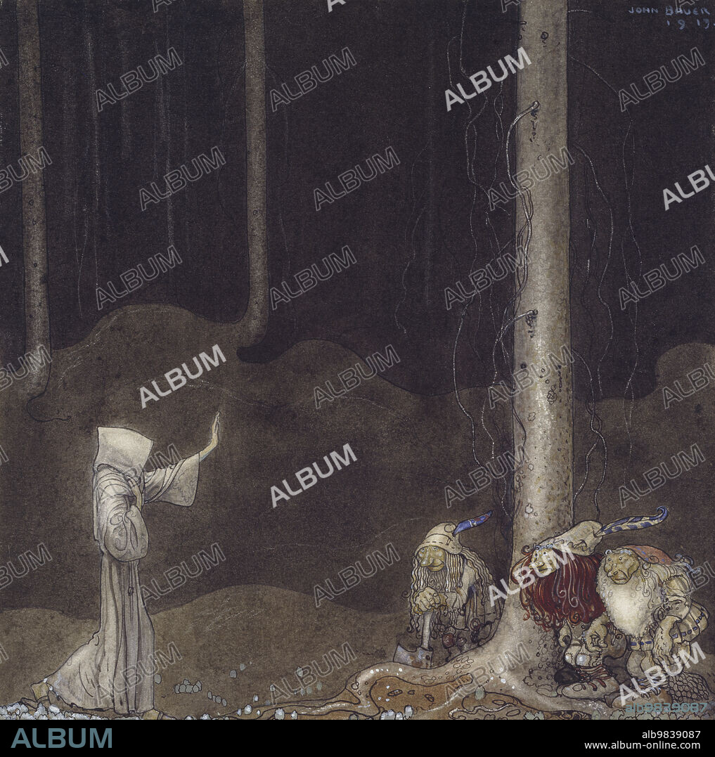 JOHN BAUER. Brother St. Martin and the Three Trolls, 1913.