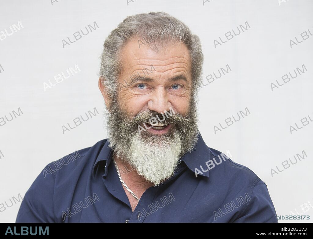 MEL GIBSON. October 22, 2016 - Hollywood, California, U.S. - Mel Gibson Director of Hacksaw Ridge. 22/10/2016