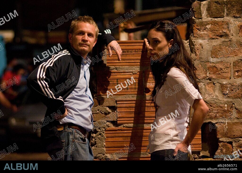 JEREMIE RENIER and MARTINA GUSMAN in ELEFANTE BLANCO, 2012, directed by PABLO TRAPERO. Copyright MORENA FILMS.