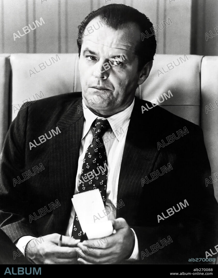 JACK NICHOLSON en EL HONOR DE LOS PRIZZI, 1985 (PRIZZI'S HONOR), dirigida por JOHN HUSTON. Copyright 20TH CENTURY FOX.