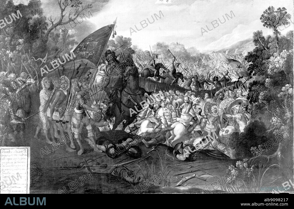 The Spanish cavalry defeated the Mexican foot soldiers at the battle of Otumba.