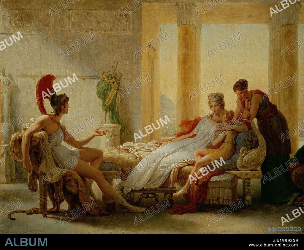 PIERRE-NARCISSE GUÉRIN. Pierre-Narcisse Guérin / 'Aeneas and Dido' (sketch), 35 x 45 cm, R. F.762.
