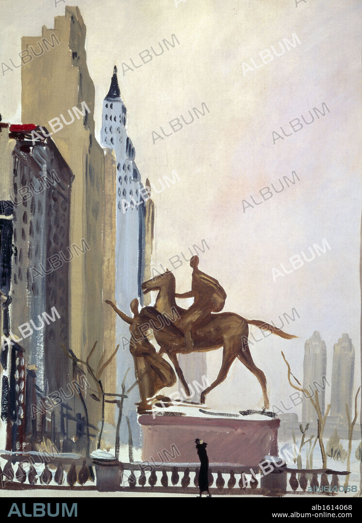 ALEXANDER DEINEKA. Central Park in New York by Alexander Deyneka, 1936, 1899-1969, Private Collection.